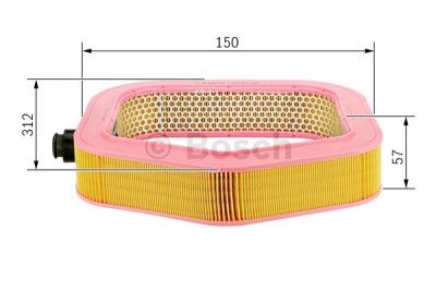 Filtre à air BOSCH 1 457 429 786