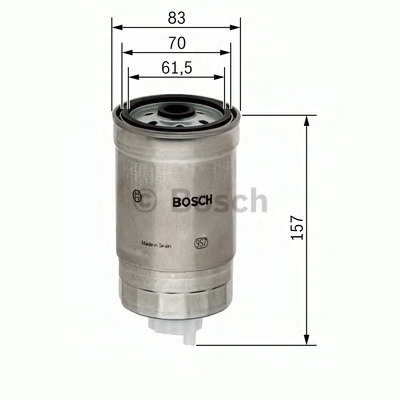 Filtre à carburant BOSCH 1 457 434 320