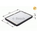 Filtre à air d&#39;habitacle BOSCH 1 987 432 005