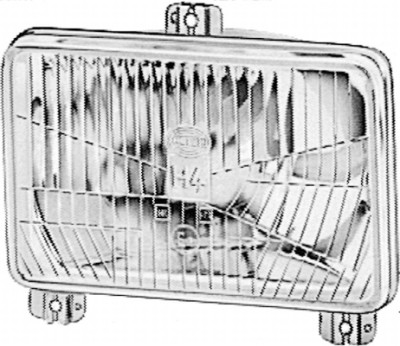 Optique de phare, phare principal HELLA 1AB 006 277-127