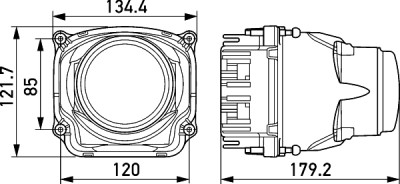 Optique, projecteur principal