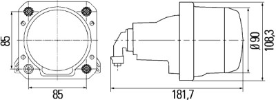 Phare HELLA 1LL 009 998-051