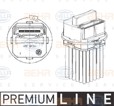 Régulateur, pulseur d'air habitacle