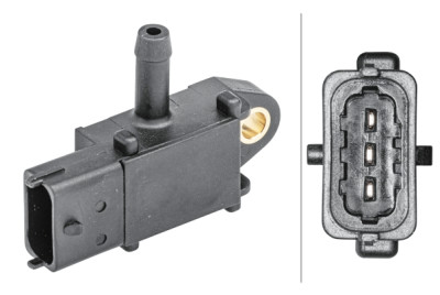 Capteur de pression des gaz d'échappement HELLA 6PP 009 409-071