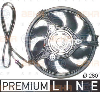 Ventilateur, refroidissement du moteur