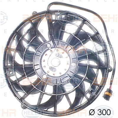 Ventilateur, refroidissement du moteur