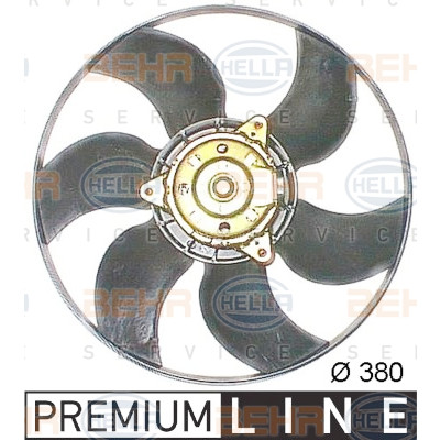 Ventilateur, refroidissement du moteur