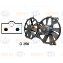 Ventilateur, refroidissement du moteur