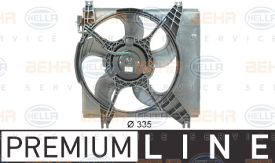 Ventilateur, refroidissement du moteur