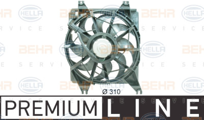 Ventilateur, refroidissement du moteur