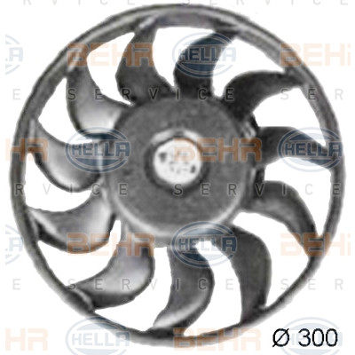 Ventilateur, refroidissement du moteur