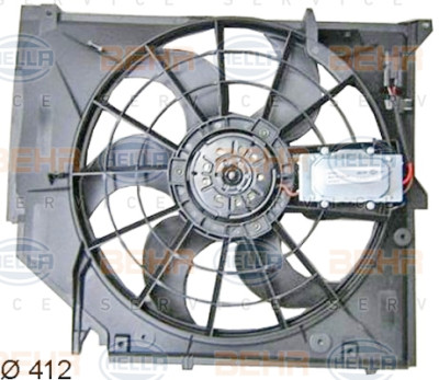 Ventilateur, refroidissement du moteur