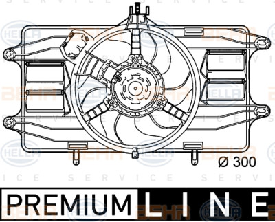 Ventilateur, refroidissement du moteur