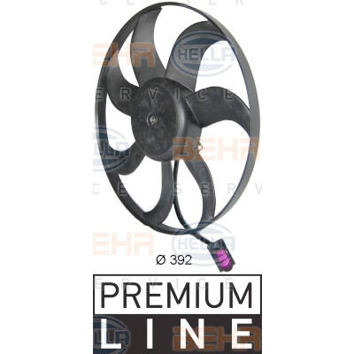 Ventilateur, refroidissement du moteur