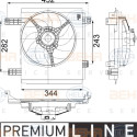 Ventilateur, refroidissement du moteur