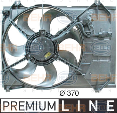 Ventilateur, refroidissement du moteur