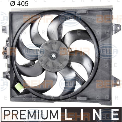 Ventilateur, refroidissement du moteur