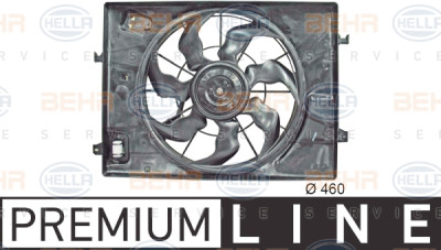 Ventilateur, refroidissement du moteur