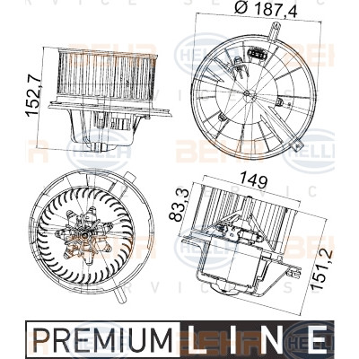 Pulseur d'air habitacle