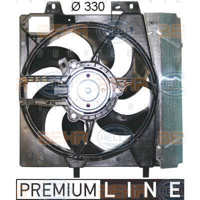 Ventilateur, refroidissement du moteur