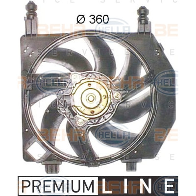 Ventilateur, refroidissement du moteur