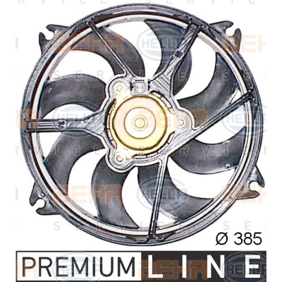 Ventilateur, refroidissement du moteur