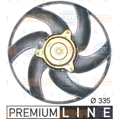 Ventilateur, refroidissement du moteur