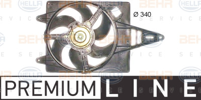 Ventilateur, refroidissement du moteur
