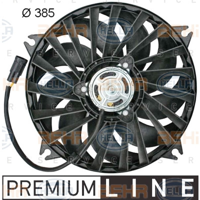 Ventilateur, refroidissement du moteur