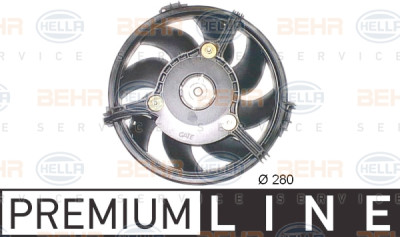 Ventilateur, refroidissement du moteur