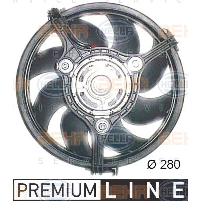 Ventilateur, refroidissement du moteur