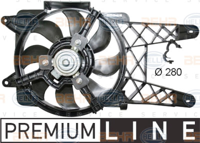 Ventilateur, refroidissement du moteur