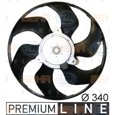 Ventilateur, refroidissement du moteur