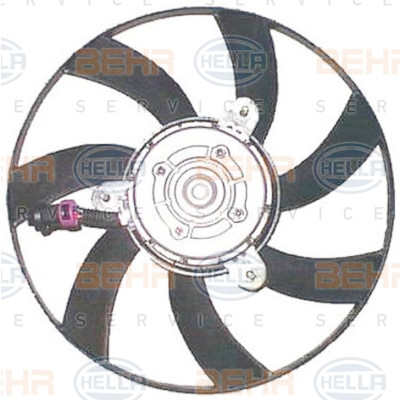Ventilateur, refroidissement du moteur