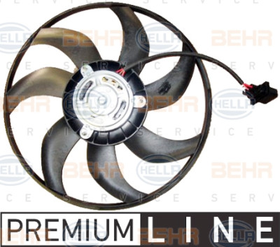 Ventilateur, refroidissement du moteur