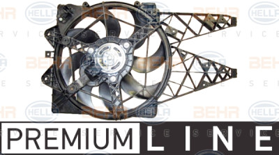 Ventilateur, refroidissement du moteur