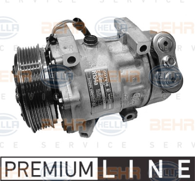 Compresseur, climatisation BEHR HELLA SERVICE 8FK 351 127-371