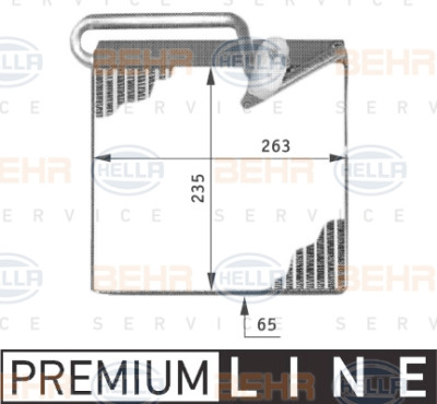 Evaporateur climatisation