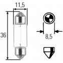 Ampoule, feu de stationnement/de position