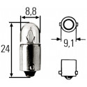 Pack de lampes, éclairage intérieur (10 unités) HELLA 8GP 002 068-241