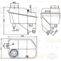 Vase d'expansion, liquide de refroidissement