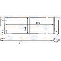 Radiateur, refroidissement moteur BEHR HELLA SERVICE 8MK 376 714-641