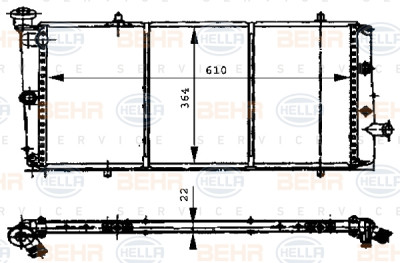 Radiateur, refroidissement du moteur