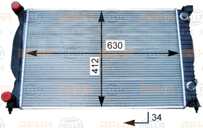 Radiateur, refroidissement du moteur