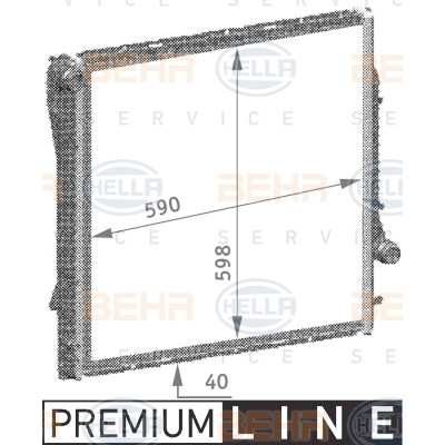 Radiateur, refroidissement du moteur