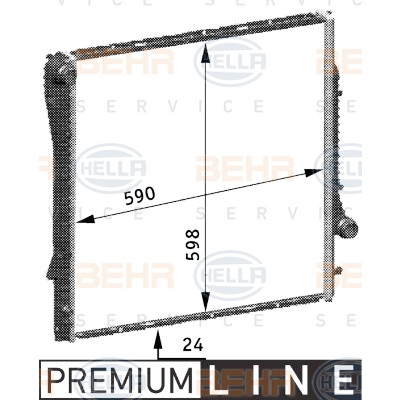 Radiateur, refroidissement du moteur