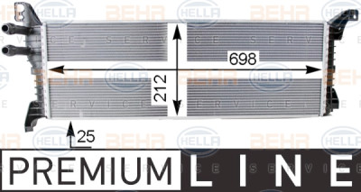 Radiateur basse température, intercooler