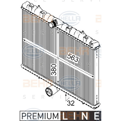 Radiateur, refroidissement du moteur
