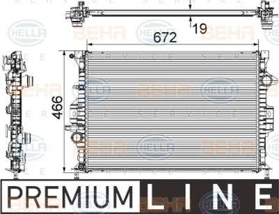 Radiateur, refroidissement du moteur