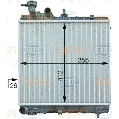 Radiateur, refroidissement du moteur